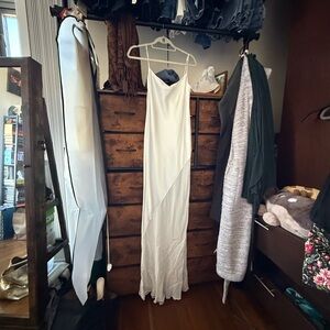 Rat & Boa Ruba Slip White MaxiDress